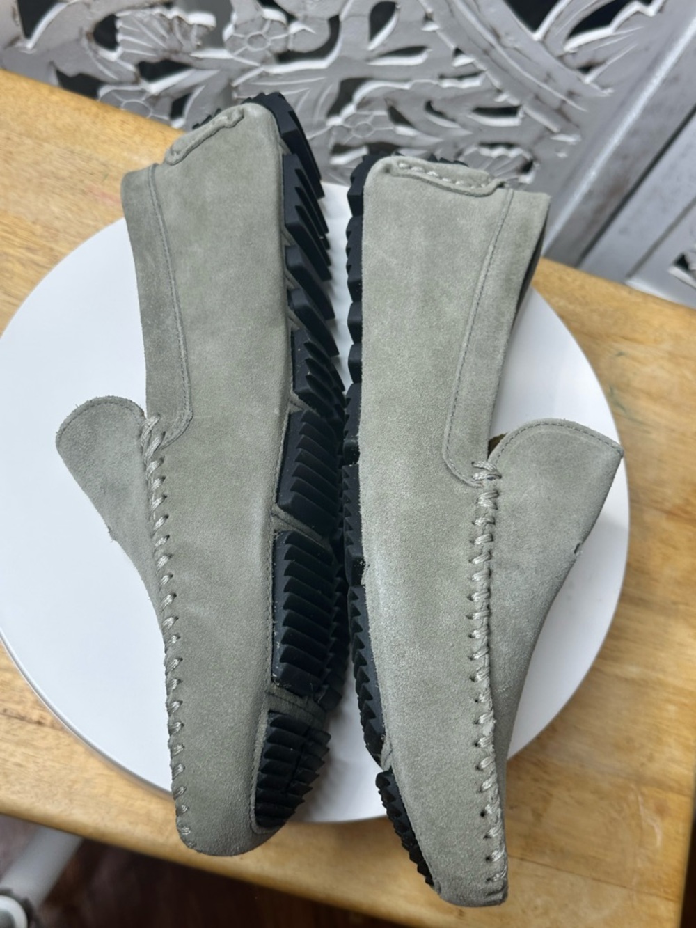 Mercanti Fiorentini Gray Driving Loafer New - Picture 5 of 11